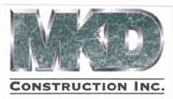 MKD CONSTRUCTION Logo